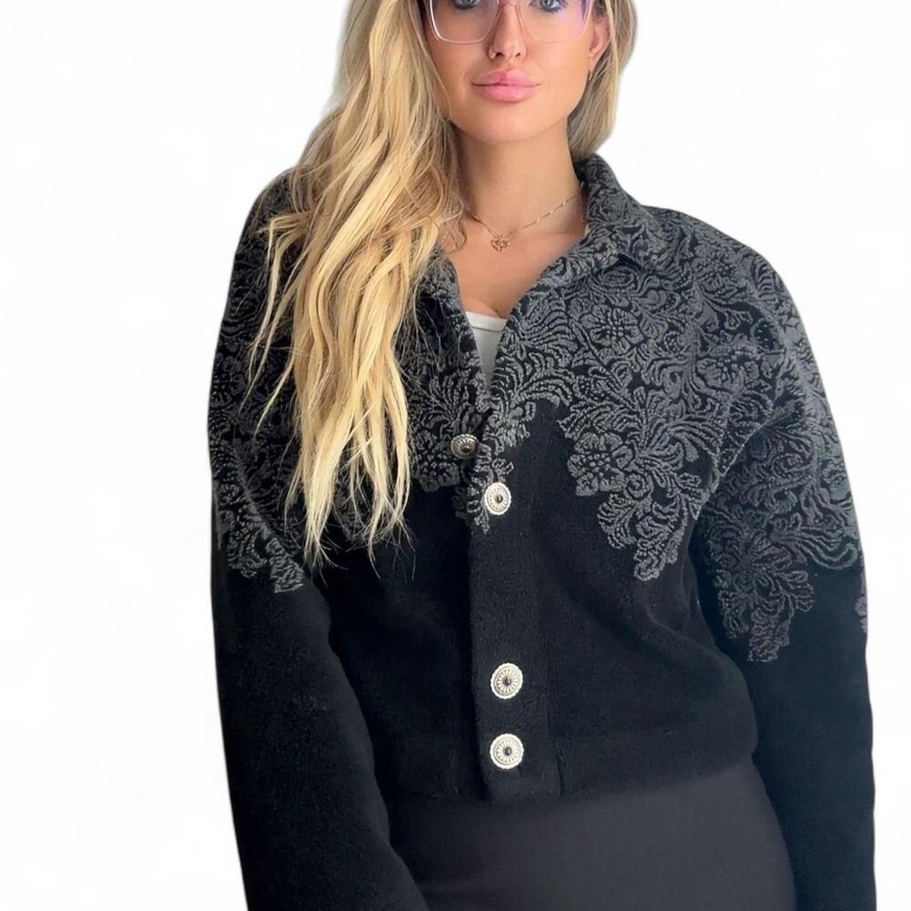 American-vintage Women's Black Cardigan